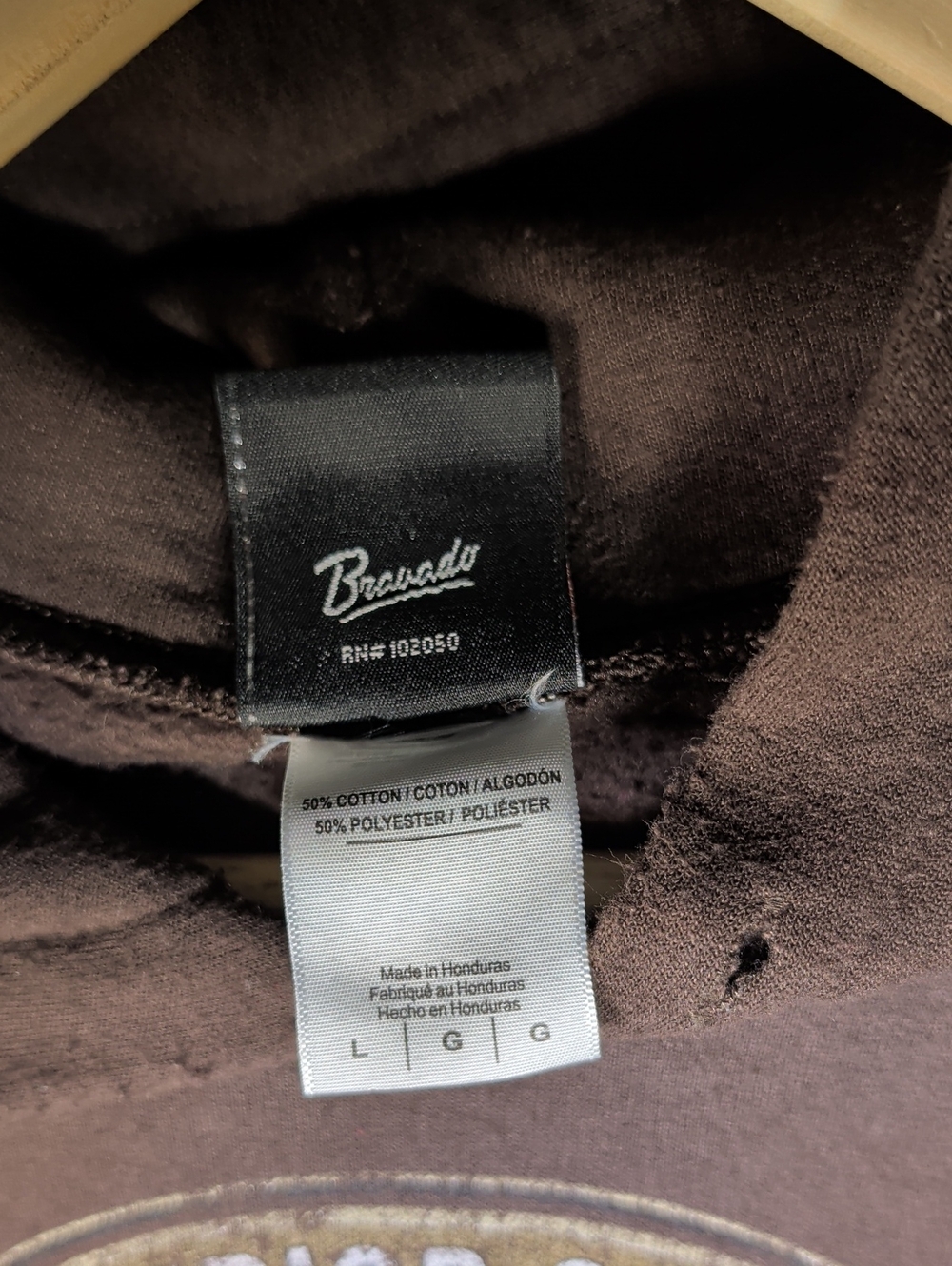 Harley-Davidson Brown Pullover Hoodie Size Large - Picture 9 of 9